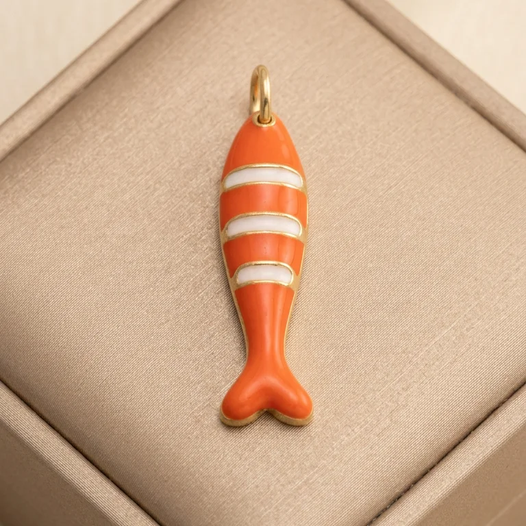 Dij. pez rodio 2,5cm - DRG437 - Foto 1